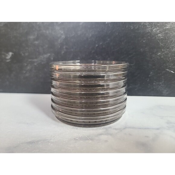 Tupperware Acrylic Clear Coasters Vintage, Set Of 7, READ Description - Picture 4 of 10